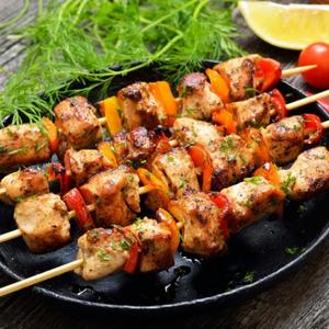 Grilled Chicken Kebab Meal