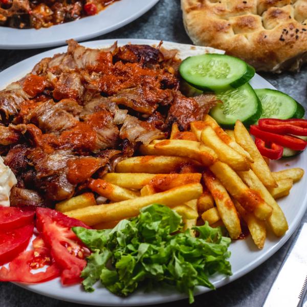 Doner Meat And Chips